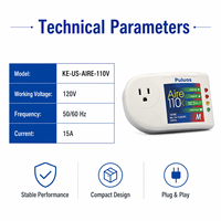 Dispositif de protection contre les surtensions Puluos KE-US-AIRE-110V, protecteur de tension pour appareils électroménagers et appareils à courant alternatif
