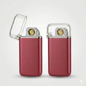 Fast Shipping EU Warehouse Slim Metal USB <b>Lighter</b> <b>Windproof</b> Coil Electronic Rechargeable <b>Lighter</b> Model 20K 30K 50K in Stock - Product Image 4