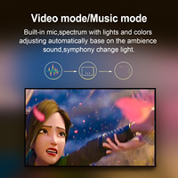 Boîte de synchronisation LED 2.1, kit d'éclairage ambiant intelligent RGBIC pour immersion cinématographique, bande lumineuse pour TV et PC, facile à installer