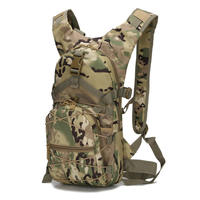 Sac d'hydratation tactique YIHE pour sports de plein air, motif camouflage, matériau Oxford imperméable, dos ergonomique