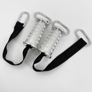 Manijas de <span class=keywords><strong>polea</strong></span> de aluminio de alta resistencia para máquina de cable - Agarres antideslizantes para gimnasio, accesorio de cuerda para tríceps para entrenamiento de fuerza - Product Image 2