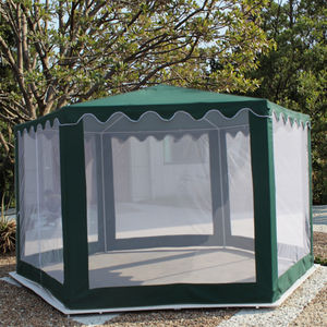 Tente parasol hexagonale en polyester personnalisée 2x2x2M avec <span class=keywords><strong>moustiquaire</strong></span> respirante <span class=keywords><strong>amovible</strong></span> - Product Image 3