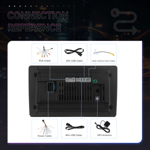 Podofo 9 ''4 + 64G <span class=keywords><strong>Android</strong></span> Phổ Xe Stereo Đài Phát Thanh 2 DIN Autoradio Không Dây Carplay/<span class=keywords><strong>Android</strong></span> Tự Động GPS Wifi <span class=keywords><strong>FM</strong></span> Rds Ai DSP Bt EQ - Product Image 4