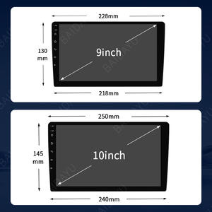 Autoradio Android Universale T100 9 Pollici con Display QLED, Carplay, GPS Personalizzabile, Stereo e Navigazione Universale per Auto, Lettore <span class=keywords><strong>DVD</strong></span> - Product Image 2