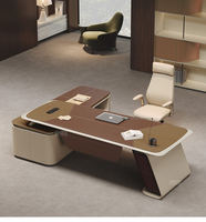 Bureau de luxe pour cadres, design de PDG, bureau de direction moderne, bureau de direction de haute qualité à densité moyenne