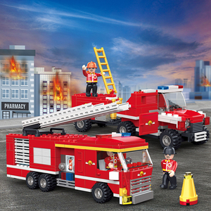 COGO 324 pièces Jouet <span class=keywords><strong>camion</strong></span> <span class=keywords><strong>de</strong></span> pompiers, ensembles <span class=keywords><strong>de</strong></span> véhicules <span class=keywords><strong>de</strong></span> sauvetage, blocs <span class=keywords><strong>de</strong></span> construction pour enfants - Product Image 5