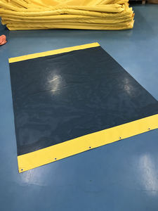 Tissu en maille de polyester enduit de PVC, feuilles de maille plastique pour la construction, protection des échafaudages, filet de sécurité, dé<span class=keywords><strong>coupe</strong></span> - Product Image 4