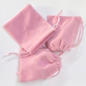 Pochette en velours 9x11cm avec cordon de serrage, sac de rangement pour bijoux, cadeaux et écouteurs, pour l'organisation et l'emballage - Product Image 4