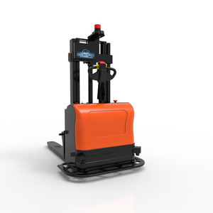 Camión apilador eléctrico de carga de 1500kg Apilador de palés de tipo totalmente eléctrico Mini carretilla elevadora no tripulada guiada por visión habilitada para Lidar - Product Image 1