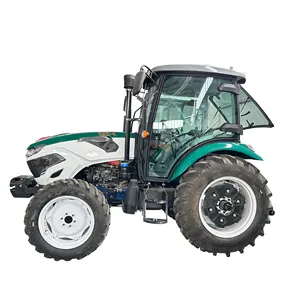 Pemasok Tiongkok 4x4 50-120 hp traktor roda pertanian untuk dijual