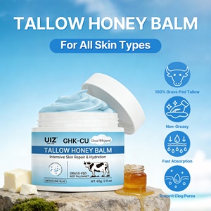 Kupferpeptide GHK-Cu Rindertalg für die Haut Blauer Balsam mit Manuka-Honig Vitamin E Natürlicher Gesichts- und Körperfeuchtigkeitsspender - Product Image 4