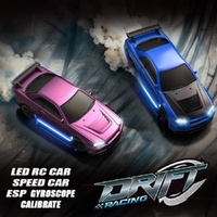 HB TOYS RP4301 RP4312 Voiture RC de drift 4x4 1/43 RTR avec gyroscope ESP, 20 km/h, télécommande proportionnelle 2,4 GHz, roues de drift remplaçables