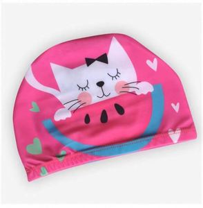 Gorros de Natación de Poliéster para Niños, Bebés y Niños Pequeños, con Logotipo de Dibujos Animados Coloridos de la Mejor Calidad 2024, Gorro de Natación Divertido Personalizado - Product Image 3