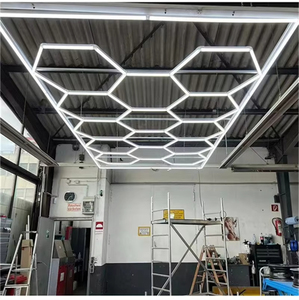 Migliore qualità Led esagono a nido d'ape luci luce Garage esagono lampada da ufficio LED dettagli luce - Product Image 3