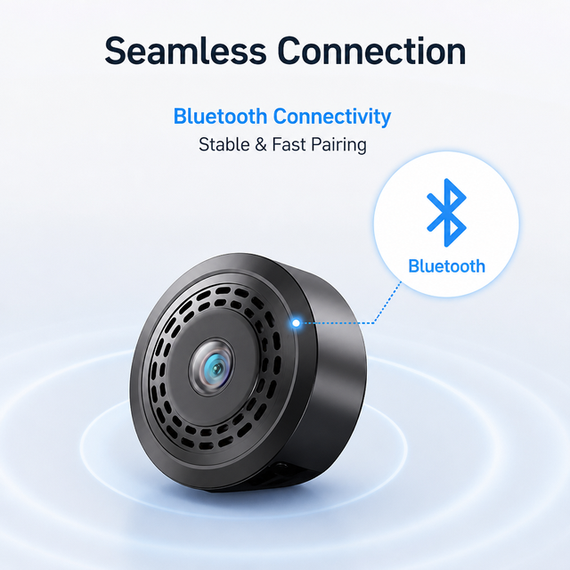 Smart Camera 1080P CMOS Sensor Mini Portable 360 Magnetic Mount WiFi Security Motion Detection IR Night Vision Home Cloud