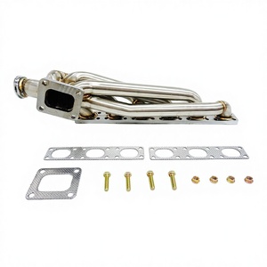 Colector de escape de montaje superior con brida T4 de acero inoxidable 304 pulido a espejo MERTOP para <span class=keywords><strong>BMW</strong></span> E36 <span class=keywords><strong>320i</strong></span> 323i 325i M3 <span class=keywords><strong>M50</strong></span> M52 S50 - Product Image 1