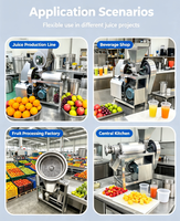 Industriële schroefpers-sapcentrifuge SUS304 met brede toepasbaarheid voor fruit en groenten