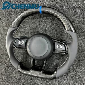 Volant en fibre de carbone pour Volkswagen <span class=keywords><strong>Golf</strong></span> 7 7.<span class=keywords><strong>5</strong></span> GTI GTD <span class=keywords><strong>GT</strong></span> Volkswagen VW Polo <span class=keywords><strong>Golf</strong></span> R 6 7 8 MK6 MK7 GTi Passat B7 B8 Jetta - Product Image 2