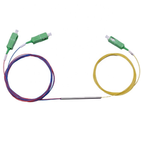 APT 1X2 PLC Coupler Double Triple Window 1310/1490/1550 Splitter SC UPC Unbalanced Ratio Splitter Garansi 5 Tahun untuk FTTX FTTH