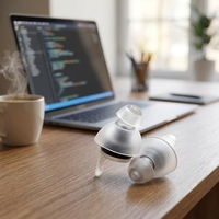 Bouchons d'oreilles en silicone réutilisables ultra-doux pour la musique live et les raves - Protection auditive discrète et confortable pour les amateurs de musique