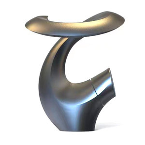 Di lusso moderno rubinetto a cascata in ottone a maniglia singola per il lavandino del bagno creativo rubinetto del bacino caldo e freddo con nucleo valvola in ceramica - Product Image 5