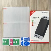 2 pièces en 1 Film de Console anti-empreintes digitales pour interrupteur OLED NS OLED protecteur d'écran Film protecteur d'écran TNS-1156