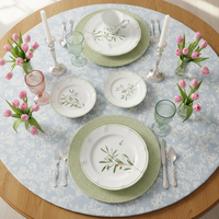 Service de Vaisselle en Porcelaine en Gros de Qualité Commerciale pour Restaurants, Hôtels et Services de Traiteur – Commandes en Gros – Assiettes Vert Olive