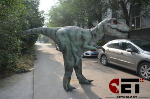 Modèle de dinosaure réaliste pour adultes, T-REX, costume de dinosaure électrique marchant, modèle animatronique électronique, Pixar <span class=keywords><strong>Dinoco</strong></span> - Product Image 3