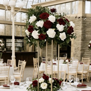 Vendita Calda: Sfera di Fiori Artificiali in Seta per Centrotavola Matrimoniale, Fiori Decorativi per Eventi e Feste, Personalizzabili - Product Image 4