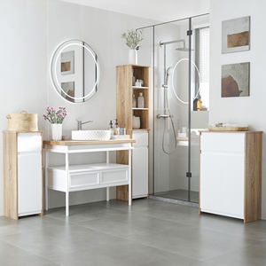 Modern Design Kitchen <b>Cart</b> <b>Wood</b> and Stainless Steel Material - Product Image 2