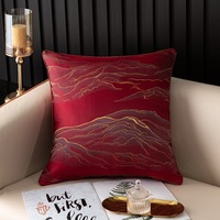 Housse de coussin jacquard unie décorative pour salon, canapé, lit, housse de coussin de luxe, taie d'oreiller VP-TY1038