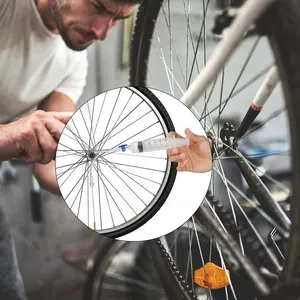 튜브가없는 튜브리스 실란트 자전거 사이클링 인젝터 주사기 실란트 자전거 주사기 키트