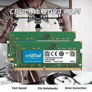 Rất quan trọng DDR4 máy tính xách tay <span class=keywords><strong>RAM</strong></span> 4GB <span class=keywords><strong>8GB</strong></span> 16GB 32GB SODIMM 2133 2400 2666 3200MHz PC4-19200 25600 tương thích máy tính xách tay 260pin 1.2V ECC - Product Image 3