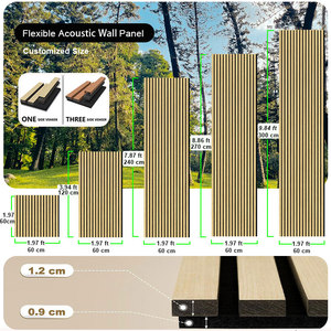 Panneau Mural Acoustique <span class=keywords><strong>en</strong></span> <span class=keywords><strong>Bois</strong></span> Akupanel Anti-Bruit Panneaux Muraux <span class=keywords><strong>en</strong></span> <span class=keywords><strong>Bois</strong></span> Acoustiques Akustik Panel - Product Image 3