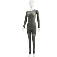 Collants longs blancs à manches longues pour femmes et jeunes filles - Meilleures ventes