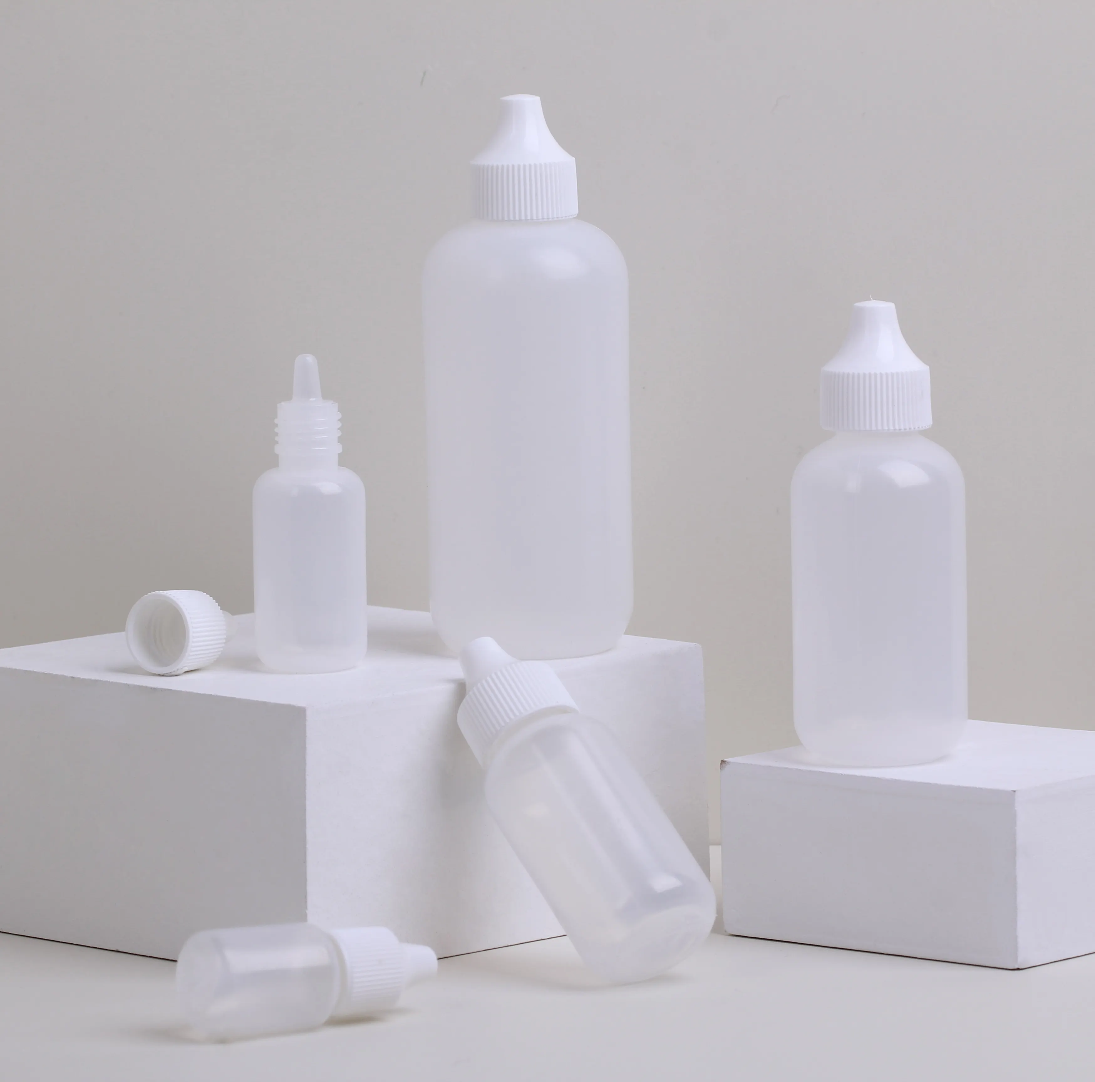 एचडीपीई प्लास्टिक बोस्टन दौर कॉस्मो सिलेंडर पैकेजिंग beavrage खाद्य ग्रेड प्लास्टिक निचोड़ बोतलें प्लास्टिक की बोतलों