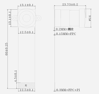 Module de caméra de surveillance 6G 5G 4G de haute qualité d'usine AR0130 HD 1,2 MP, grand angle, 960P, faible éclairage, NIR, câble DVP
