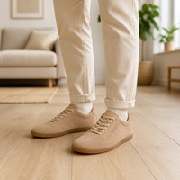 Chaussures décontractées minimalistes personnalisées pour hommes et femmes, à bout large, zéro drop, semelle souple pour les courses quotidiennes