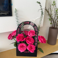 Fournitures de fleuriste en papier kraft à emporter à la mode emballage de bouquet personnalisé sacs de fleurs cadeaux