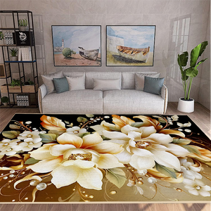 <span class=keywords><strong>Tappeto</strong></span> a farfalla moderno con stampa di <span class=keywords><strong>fiori</strong></span> per soggiorno, - Product Image 1