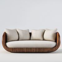 Canapé d'angle moderne convertible deux places en tissu rembourré, de bonne qualité, écologique, avec garantie de 5 ans, idéal pour salon de villa