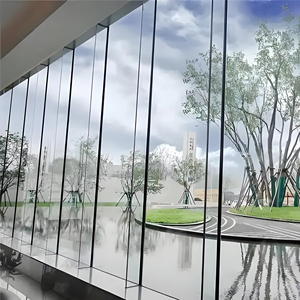 Bsl hiện đại được thiết kế thương mại Xây dựng nhôm Cửa sổ Tấm Kính đá mặt tiền hoạt động dễ dàng 5 năm bảo hành cho ngoài trời - Product Image 1