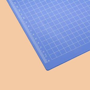 <b>A4</b> Portable Office Clipboard With Ruler Plastic Clip Board ADM 95106 - Product Image 2