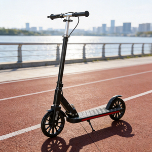 Trottinette pour enfants à deux roues, réglable en hauteur, pliable, style moderne, roues en PU, jouet d'extérieur pour enfants de 8 à 18 ans - Product Image 4