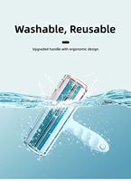 Rouleau anti-poils professionnel à éjection rapide pour chats et chiens, brosse de toilettage portable en ABS pour éliminer les poils lâches