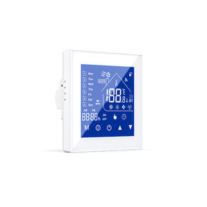 Smart Air Conditioner Thermostat Wifi Touchscreen Voice Control Tuya App Energy Saving White - Product Image 1