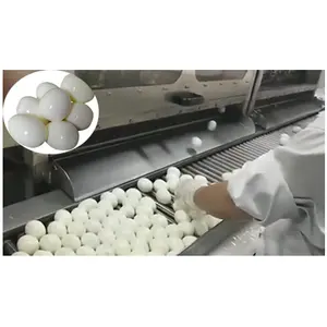 Automatic Boiled Egg Crushing Shelling Machine/ Hard Cooked Chicken Cooked Eggs Peeling Machine