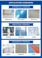 Peinture époxy pour sols, couleur personnalisée, pour usage intérieur et extérieur, résistante aux UV, auto-nivelante, revêtement décoratif, solution de revêtement de sol sans joint