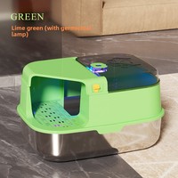 Bac à litière pour chat extra-large, de forme spéciale, entièrement fermé et amovible, empêche le litière de se disperser et de s'égoutter, accessoires pour animaux de compagnie