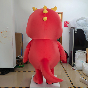 Shengye Brand Professional Factory MOQ 1 PC Custom <strong>Happy</strong> Red <strong>Dragon</strong> <strong>Mascot</strong> <strong>Costumes</strong> Cartoon Animal Christmas Halloween <strong>Costume</strong> - Product Image 3